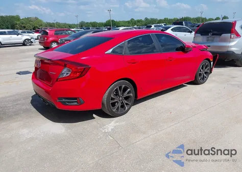 2020 Honda Civic Sport from USA, damaged, VIN 2HGFC2F83LH545556